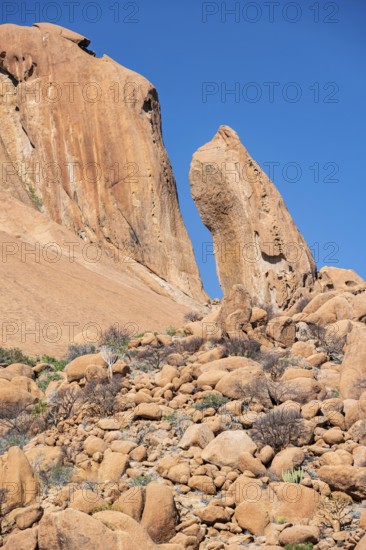 Rock formation, Pontok Mountains, Great Spitzkoppe, Spitzkoppe, Great Spitzkoppe Nature Reserve,