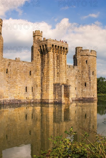 Bodiam Castle is located in East Sussex near the River Rother. It has long been one of England's