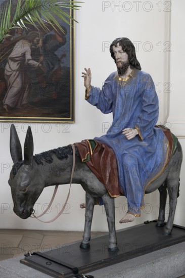 Palmesel, around 1490, St John's parish church, Biberacher Str. 6, Ummendorf, Biberach district,