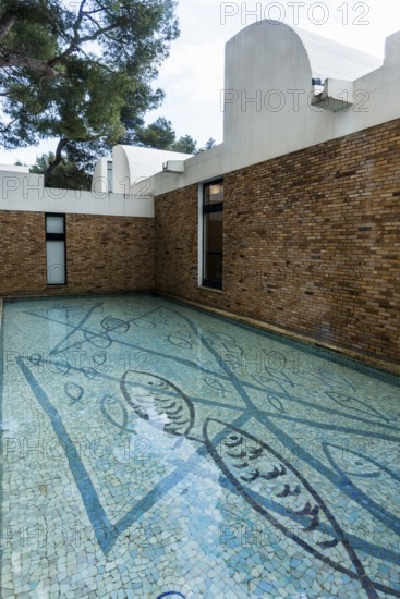 Museum, Fondation Maeght, artist Georges Braque, St. Paul de Vence, Provence Alpes Côte d'Azur,