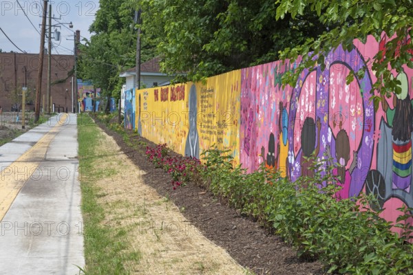 Detroit, Michigan - The city of Detroit is opening nine 'Arts Alleys' in neighborhoods around the