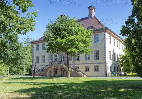 Schieder Castle, north side, was built at the beginning of the 18th century in the style of Dutch
