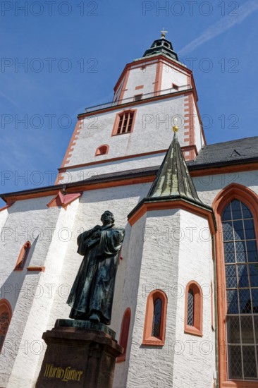 Luther monument by sculptor Paul Ernst, monument to the reformer Martin Luther at the church, St
