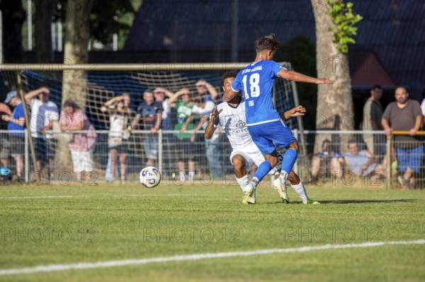 SC Käfertal against Waldhof Mannheim (test match) ***Picture: Match scene