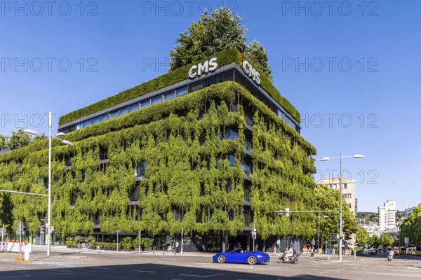 Calwer Passage, green building for a better urban climate. Around 11, 000 plants adorn the building