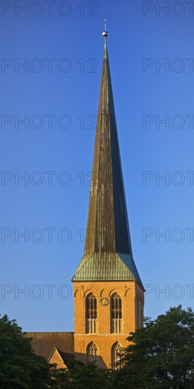 Church tower of St Peter's Church, Dortmund, Ruhr area, North Rhine-Westphalia, Germany