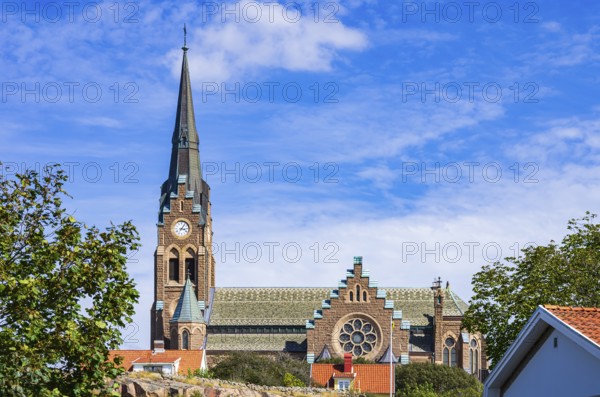 The church of Lysekil (Lysekils Kyrka) on Rosviksberg, Lysekil, Bohuslän, Västra Götalands län,