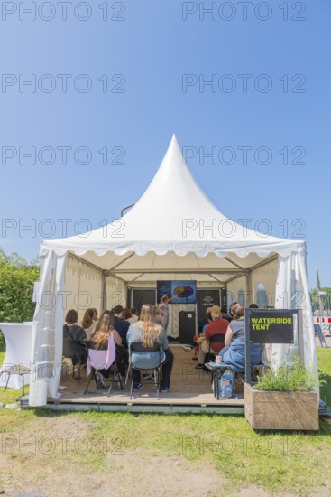 Waterkant Festival 25 in front of Kiel Week 2025 on the MGF 5 site on the Kiel Fjord, annual
