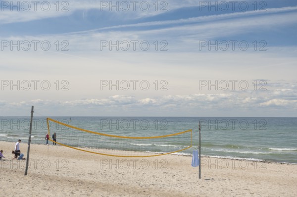 Natural sandy beach, Baltic resort Rerik, Baltic Sea, Rostock district, Mecklenburg-Western