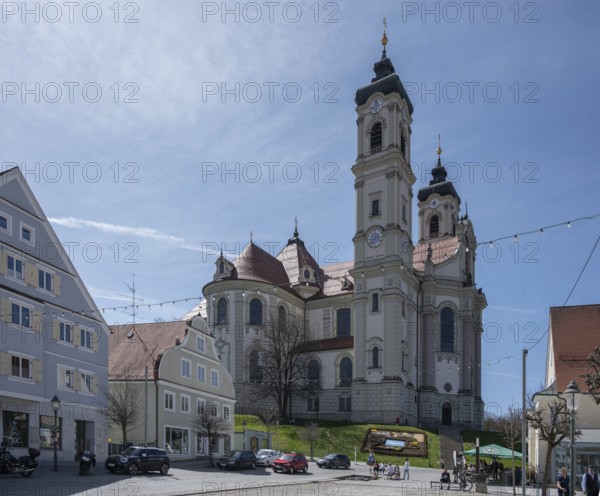 Basilica of St Alexander and Theodor, Ottobeuren Monastery, Ottobeuren, Unterallgäu, Bavaria,
