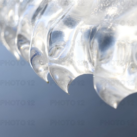 Sculpted by wind and weather... Ice teeth (winter flood 2020, 2021), natural ice sculptures,