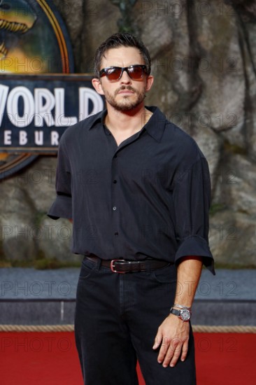 Jonathan Bailey at the German premiere of Jurassic World at the Zoo Palast in Berlin on 18 June
