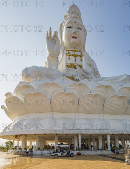 Guan Yin (Goddess of Mercy) statue at Wat Huay Pla Kang Temple in Chiang Rai province of Northern