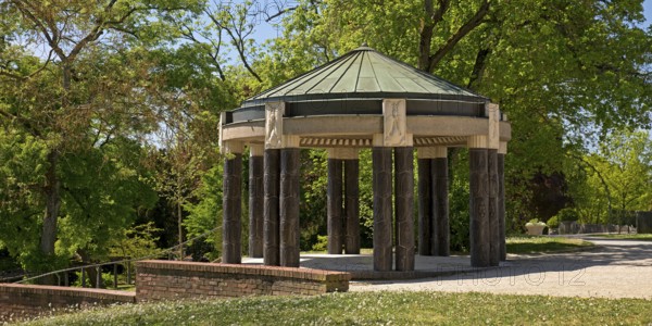 Swan Temple, also known as Albin Müller Pavilion, Ceramic Pavilion, Mathildenhöhe, UNESCO World