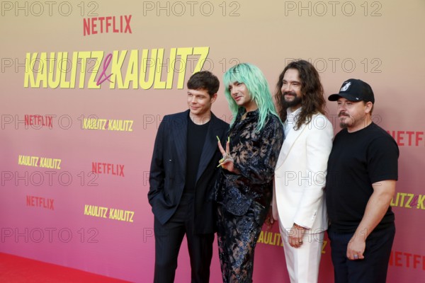 Georg Listing, Bill Kauliutz, Tom Kaulitz and Gustav shepherd (Tokio Hotel) at the special