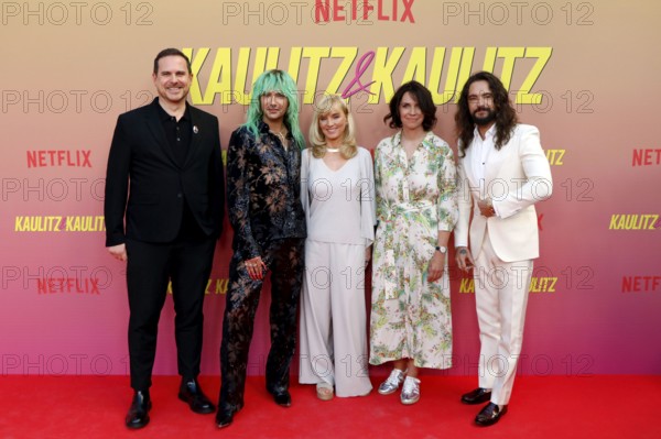 Christoph Weigl, Bill Kaulitz, Katja Hofem, Wiebke Schodder and Tom Kaulitz at the special