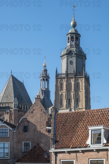 Walburgiskirche tower, Zutphen, Province of Gelderland, Netherlands