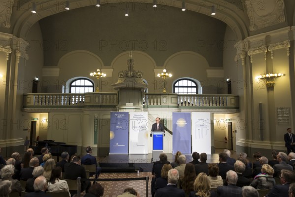 Friedrich Merz (Chancellor of the Federal Republic of Germany) speaks at the presentation of the
