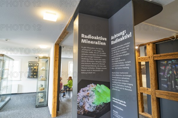 Museum exhibition on radioactive minerals and their properties, family festival in Neubulach,