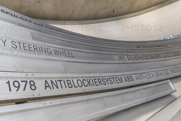 The Mercedes-Benz Museum in Stuttgart presents a journey through the automotive history of the
