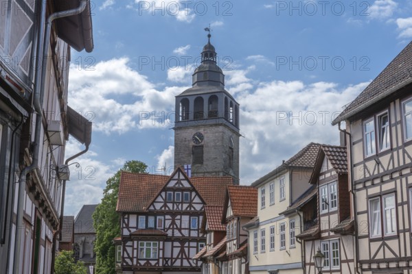 St. Crucis Church, Bad Sooden, Allendorf, Allendorf district, historic old town with numerous