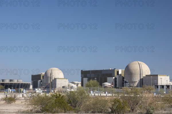 Tonopah, Arizona - The Palo Verde Nuclear Power Plant. It is one of the largest nuclear plants in