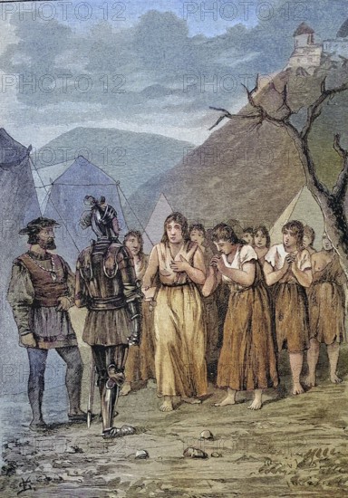 German Peasants' War, 1524-1526, Die Mühlhäuser Frauen bitten um Gnade/German Peasants' War, The