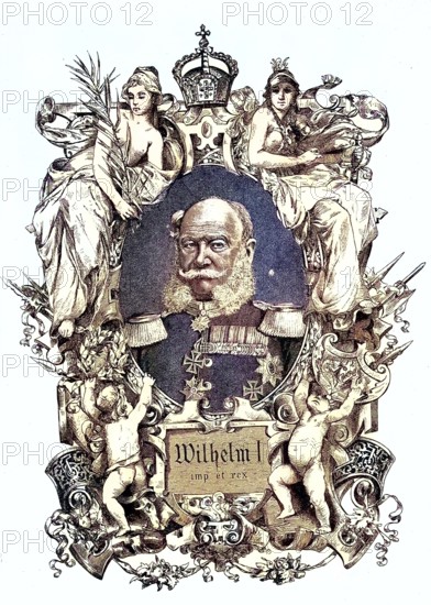 William I (born 22 March 1797 as William Frederick Louis of Prussia, died 9 March 1888) from the