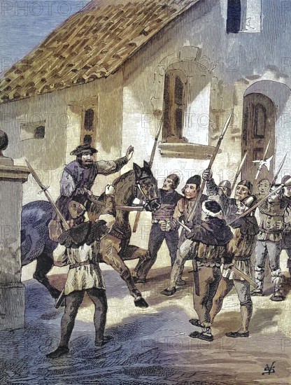German Peasants' War, 1524-1526, Feuerbacher and the mutinous peasants. Matern Feuerbacher (born