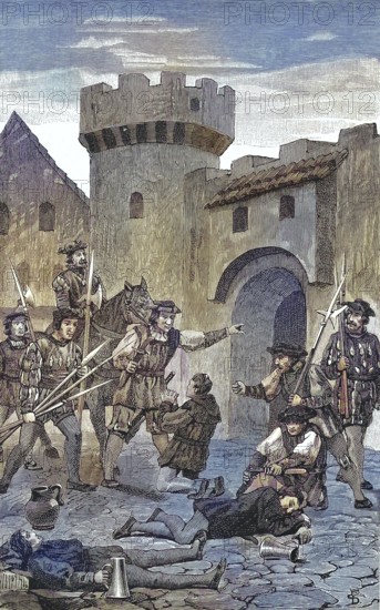 German Peasants' War, 1524-1526, Die Eselspforte in Marbach/German Peasants' War, The Donkey Gate