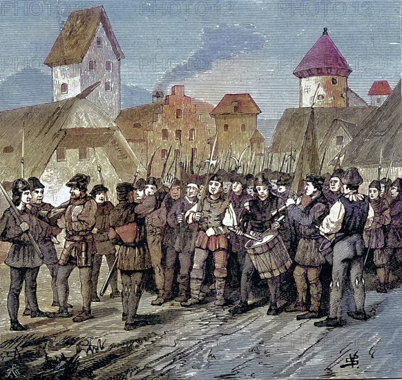 German Peasants' War, 1524-1526, Jäcklein Rohrbach in Flein. Jakob Rohrbach (died May 20 or 21,
