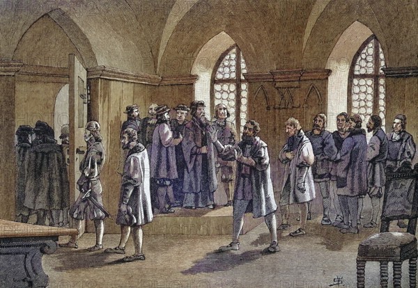 German Peasants' War, 1524-1526, formation of the municipal committee in Rotenburg/German Peasants'