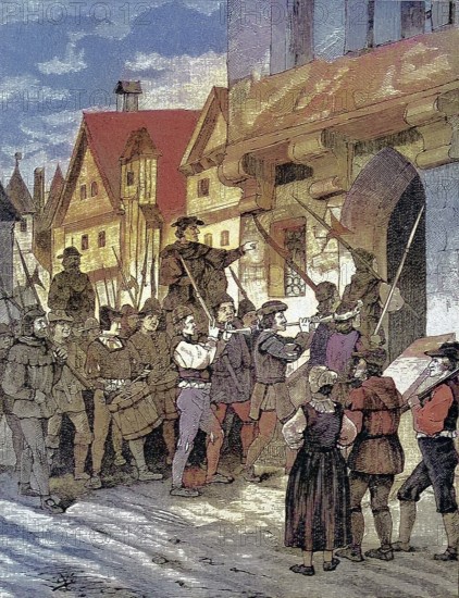 German Peasants' War, 1524-1526, Die Orenbacher Bauern in Rotenburg/German Peasants' War, The