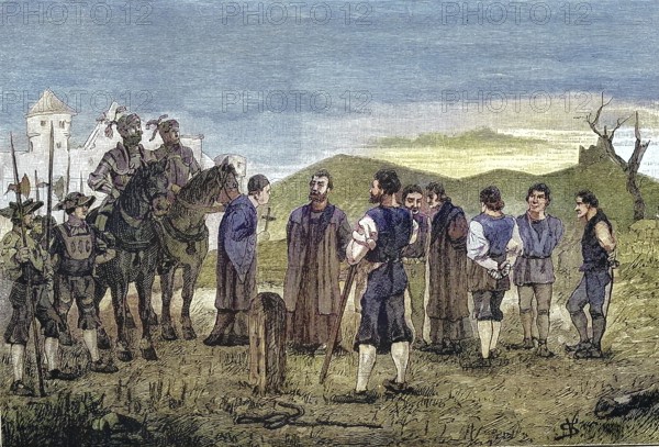 German Peasants' War, 1524-1526, execution of Jakob Wehe. Hans Jakob Wehe (died April 5, 1525) was