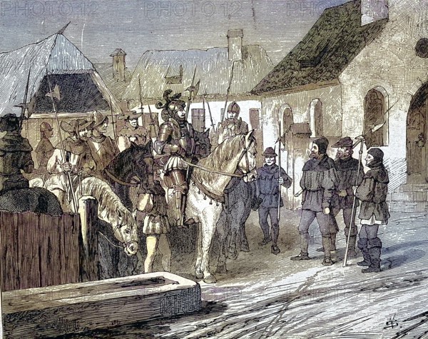 German Peasants' War, 1524-1526, Eitel Hans Ziegelmüller with his satellites. Eitelhans