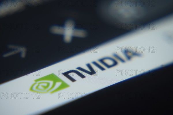 Dhaka, Bangladesh- 02 Dec 2025: A Close-up of a laptop screen is displaying the nvidia web