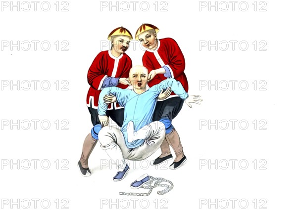 Jurisprudence, torture and punishment in medieval China, twisting of the ears, While cutting off