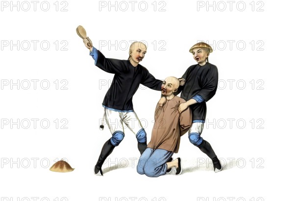 Jurisdiction, torture and punishment in medieval China, punishment of a boatman. A type of penalty