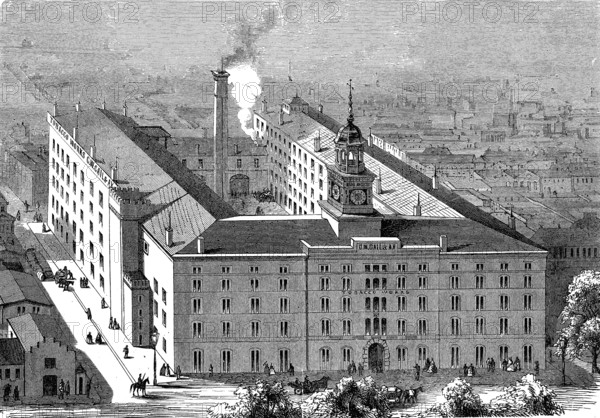G. W. Gail & Ax's Tobacco Works Baltimore, Tabakfabrik, Gail'sche Zigarrenfabrik, also Georg