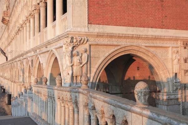Doge's Palace, corner chapter of Noah's drunkenness with his sons Sem, Ham and Japhet, San Marco,