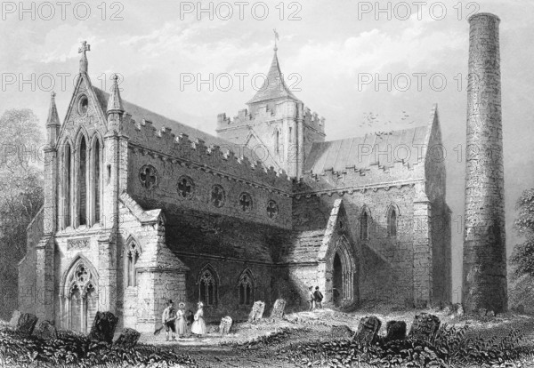 St Canice's Cathedral, County and City of Kilkenny, Ireland, 13th century catholic cathedral, 9th