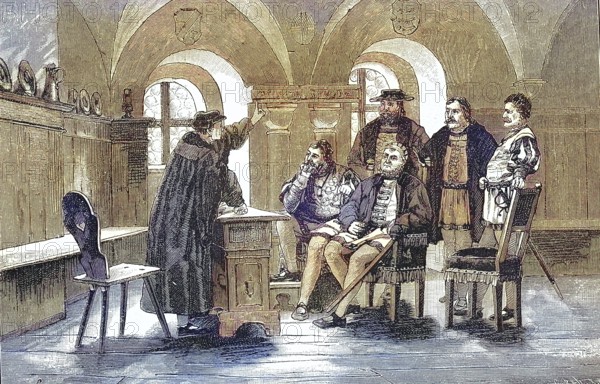 German Peasants' War, 1524-1526, Münster preaches to the prince. The so-called Prince's Sermon was