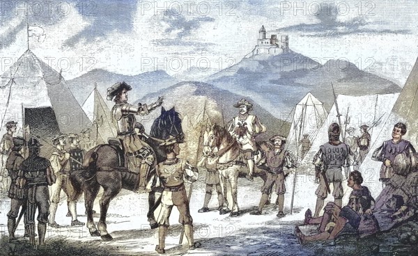 German Peasants' War, 1524-1526, Reichsritter Franz von Sickingen und der Reichsherold/German