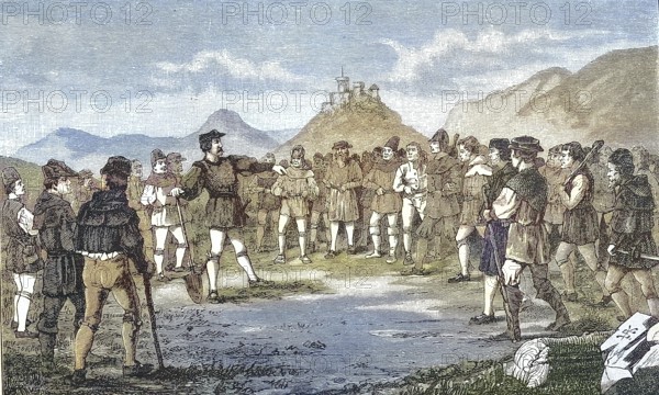 German Peasants' War, 1524-1526, The Captain of Poor Konrad. Armer Konrad (also Armer Kunz) was the