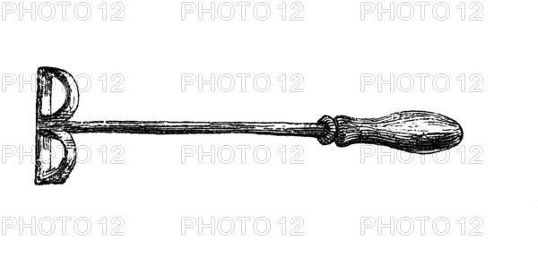 Instrument of torture. Brand marker. Branding was understood as a corporal punishment in the Middle