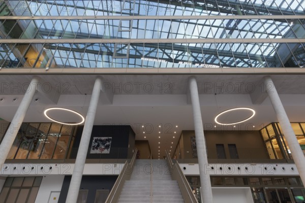 EUREF-Campus Düsseldorf, access to the offices, European Energy Forum for Climate Protection and