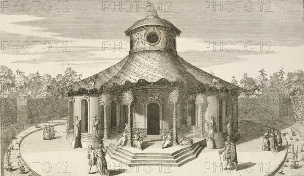 The Japanese House in the Royal Garden of Sanssoucy, Sanssouci in Potsdam, around 1850, Germany,