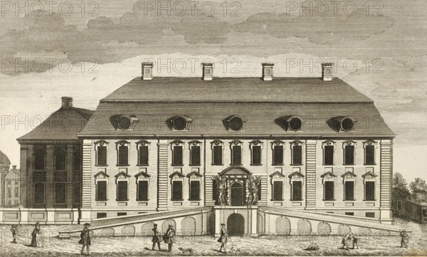 Royal Highness Palace, Friedrich Wilhelm, Margrave of Schwedt, Berlin, around 1850, Germany,