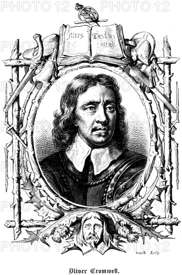 Oliver Cromwell (1599-1658) Lord Protector and head of the Commonwealth of England, Scotland and