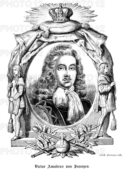 Victor Amadeus I of Savoy-Carignan (1690-1741) Prince of Savoy, Prince of Carignan, France,
